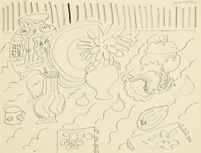 Stilleben (tema G, variation 2) af Henri Matisse