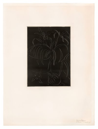 Stilleben med guldfisk III af Henri Matisse