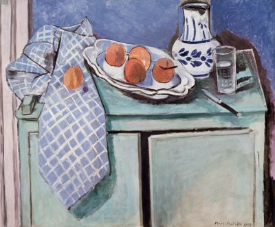 Stilleben på en grøn skænk af Henri Matisse
