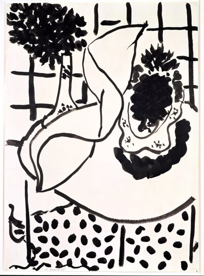 Stilleben med ananas af Henri Matisse