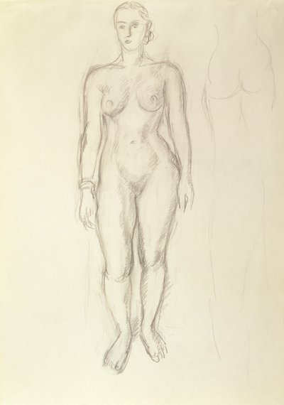 Studie af et nøgenbillede af Henri Matisse
