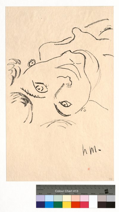 Hovedet på hovedet af Henri Matisse