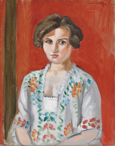 Den bulgarske bluse, ca. 1920 (olie på lærred) af Henri Matisse