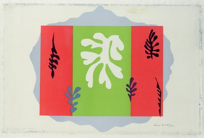 Danseren (farvelitografi) af Henri Matisse
