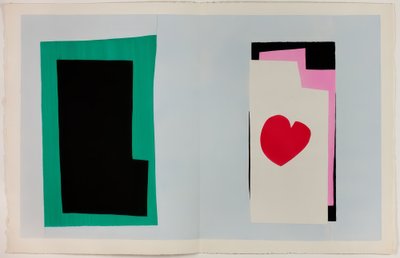 Hjertet, fra Jazz af Henri Matisse