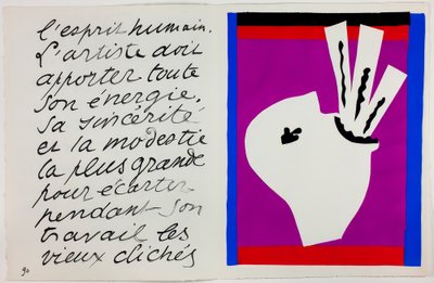 The Sword Swallower, fra Jazz af Henri Matisse