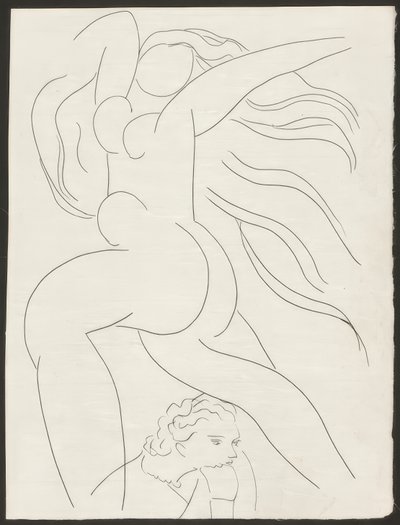 Toast, tallerken 1 fra Poesies de Mallarmé af Henri Matisse