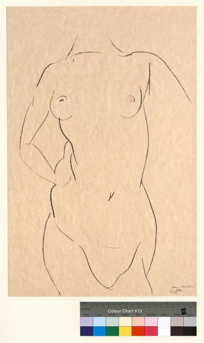 Overkrop set forfra af Henri Matisse