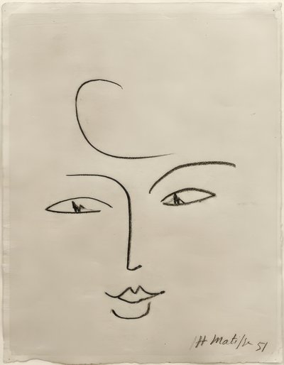 Ansigt af Henri Matisse