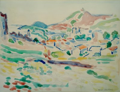 Udsigt over Collioure (landsby) af Henri Matisse