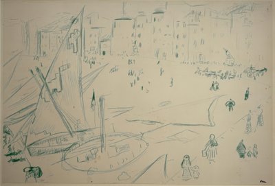 Udsigt til bagbord af Henri Matisse