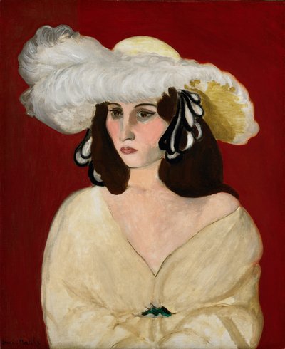 Hvide fjer af Henri Matisse