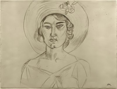 Kvinde med hat af Henri Matisse