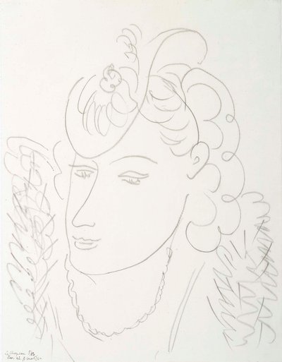 Kvinde med hat af Henri Matisse