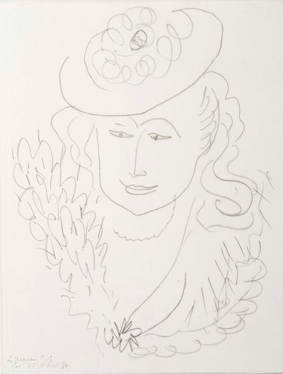 Kvinde med hat af Henri Matisse