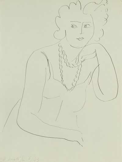 Kvinde med halskæde af Henri Matisse
