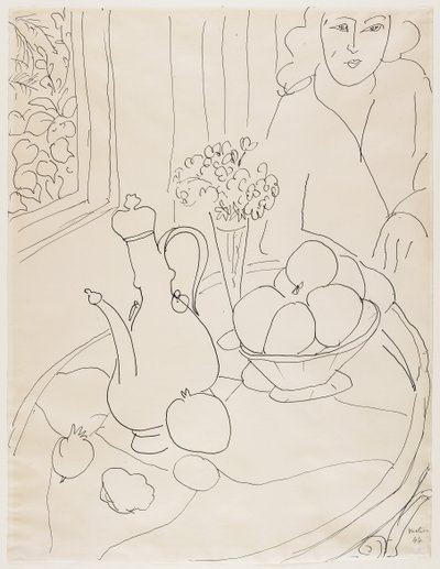 Kvinde med stilleben af Henri Matisse