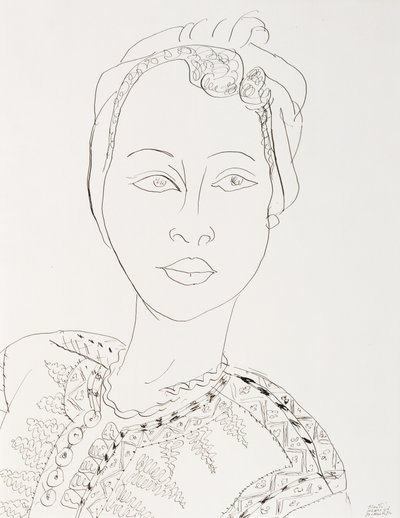 Kvinde med turban af Henri Matisse