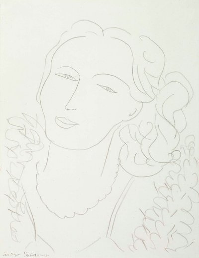 Kvinde uden hat af Henri Matisse