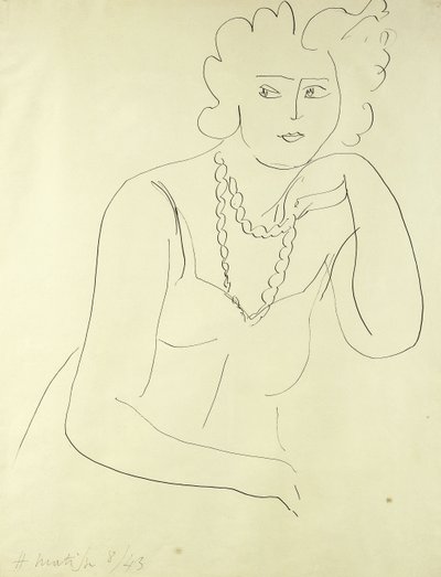 Halskæde til kvinde af Henri Matisse