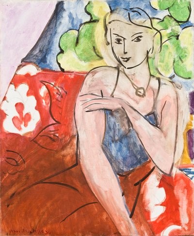 Ung pige siddende (La Biche) af Henri Matisse