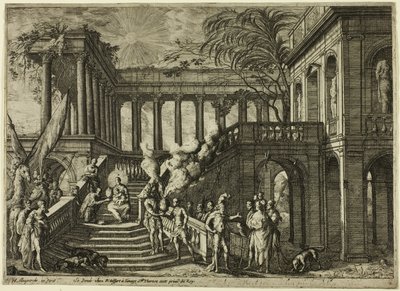 Tilbedelse af de hellige tre konger af Henri Mauperche