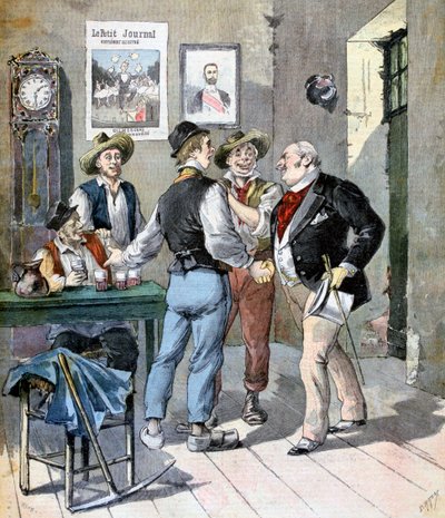 Før valget, 1893 af Henri Meyer