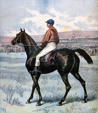 Clamart, vinder af Grand Prix de Paris, ejet af Edmond Blanc, 1892 af Henri Meyer