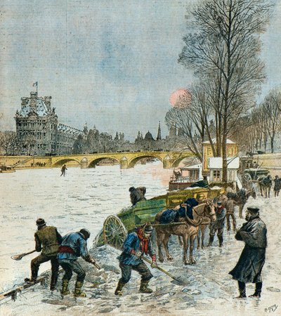 Kold bølge over Paris af Henri Meyer