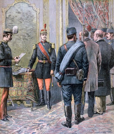 Statskup i Serbien, 1893 af Henri Meyer