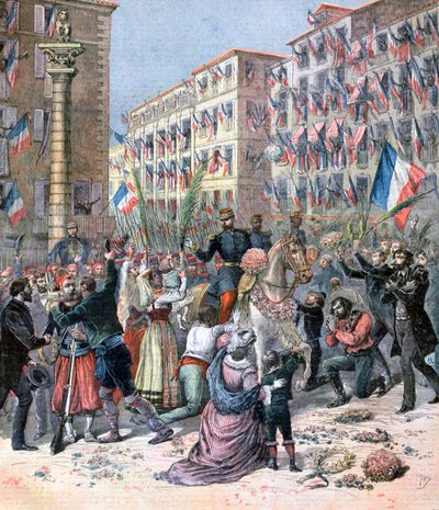 Franskmændenes indtog i Milano, 8. juni 1859, 1893 af Henri Meyer