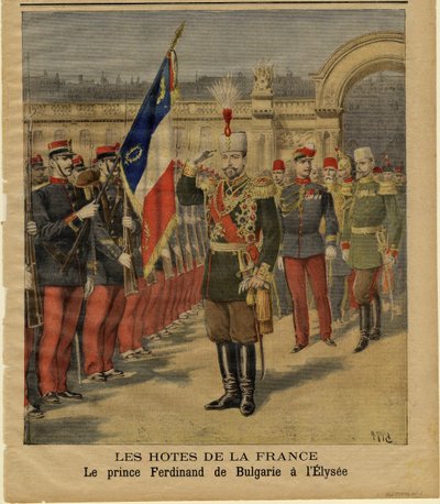 Ferdinand I af Bulgarien ved Élysée-paladset af Henri Meyer