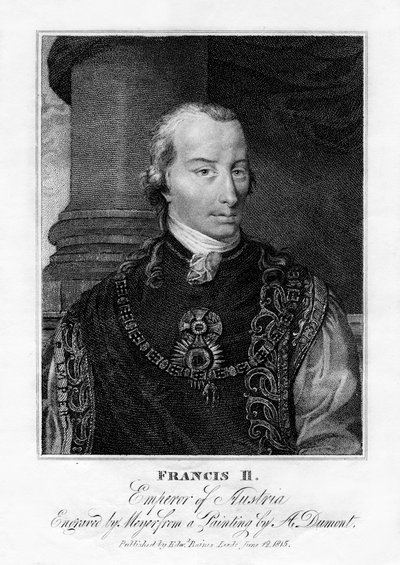 Frans II, hellig romersk kejser, 1815. af Henri Meyer