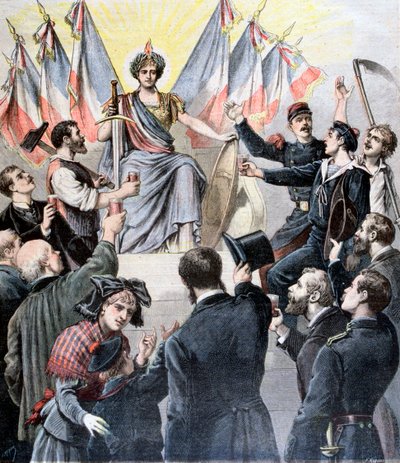 Godt nytår Frankrig!, 1891 af Henri Meyer