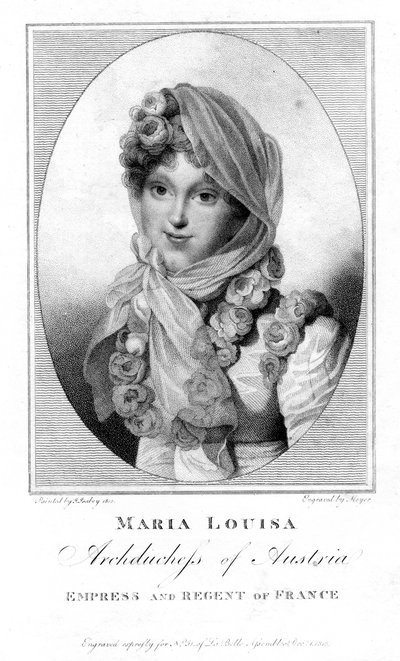 Maria Louisa, ærkehertuginde af Østrig, 1813. af Henri Meyer