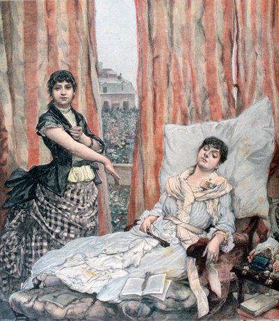 Morphiamania, 1891 af Henri Meyer