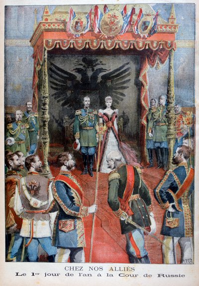 Nytårsreception ved det russiske hof, 1897 af Henri Meyer