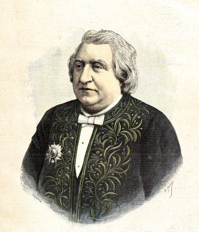 Portræt af Ernest Renan af Henri Meyer