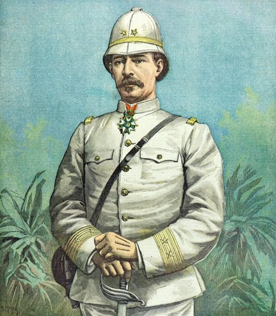 Portræt af general Alfred Dodds af Henri Meyer