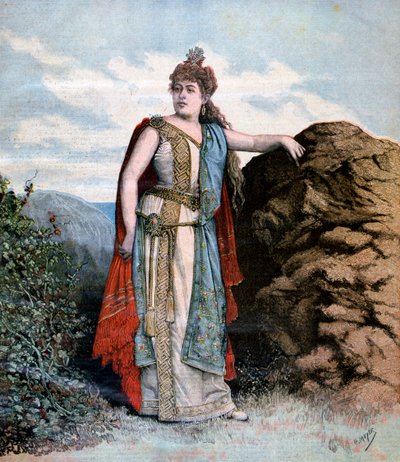 Renee Richard i operaen Sapho, 1893 af Henri Meyer