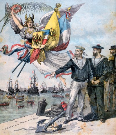 Den fransk-russiske entente, 1893 af Henri Meyer