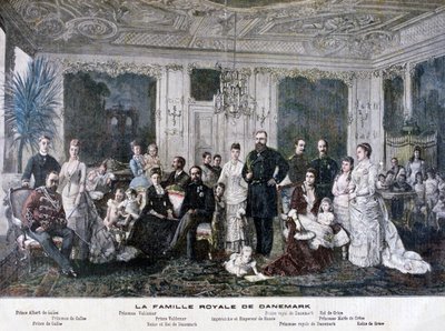 Kongefamilien i Danmark, 1891 af Henri Meyer