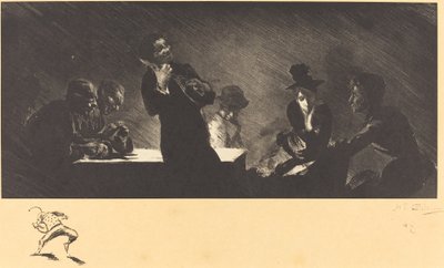 Mandolinspilleren (Mandoliniste) af Henri Patrice Dillon