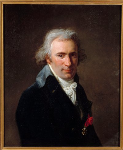Portræt af Jean Baptiste Canthaney dit Clery (1759-1809) valet de chambre til Louis XVI ved templet Maleri af Henri Pierre Danloux (1753-1809) 1798 Søn. 0,65x0,54m af Henri Pierre Danloux