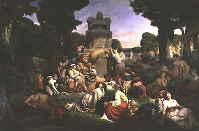 Hyldest til naturen, 1850 af Henri Pierre Picou