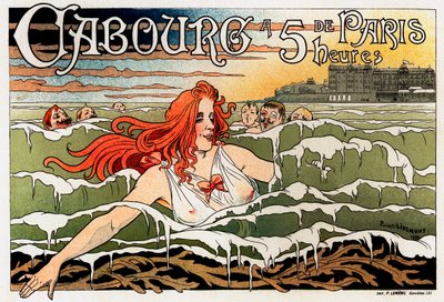 Cabourg Casino plakat, 1896 af Henri Henri Antoine Théodore Livemont
