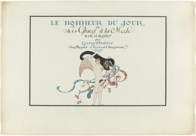 Joie de vivre: Dagens lykke eller Graces à la Mode The Happiness of the Day eller Fashionable Graces (titel på objekt) af Henri Reidel