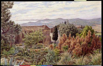 Landskab. Tegning af Henri RIVIERE (1864-1951) af Henri Rivière
