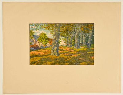 Bøgeskoven ved Kerzarden af Henri Rivière