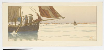 Stille vejr (Blad 11 fra: Timernes eventyrverden) af Henri Rivière